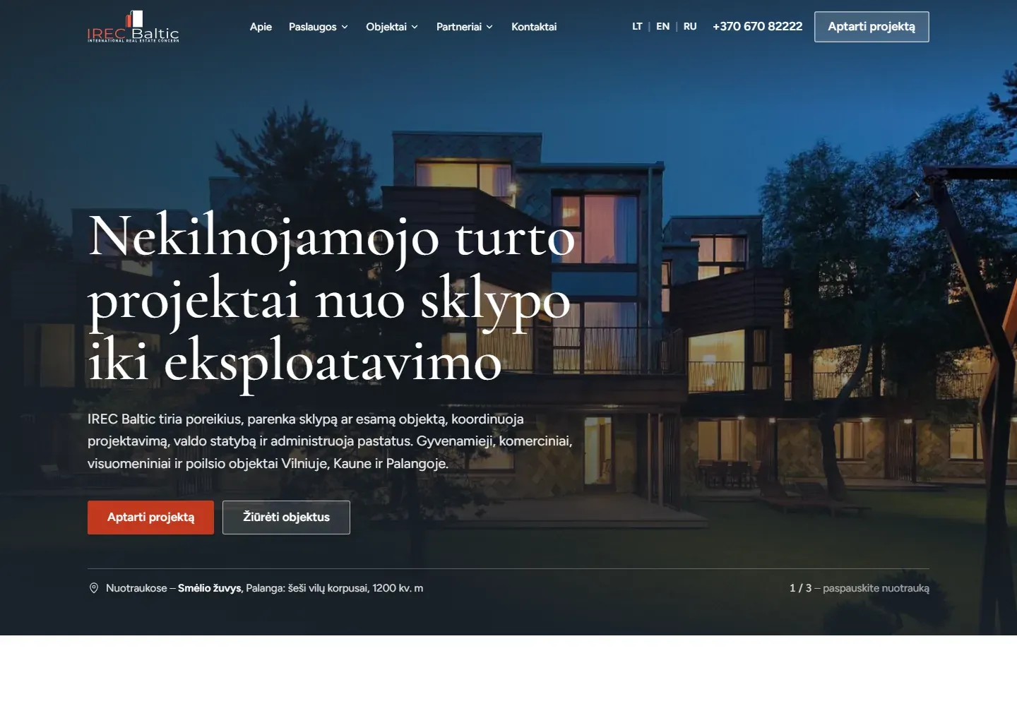 Atnaujinto dizaino maketas kompiuterio ekrane