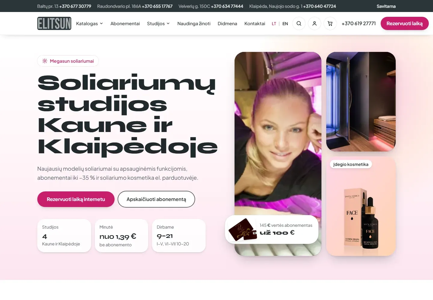 Atnaujinto dizaino maketas kompiuterio ekrane